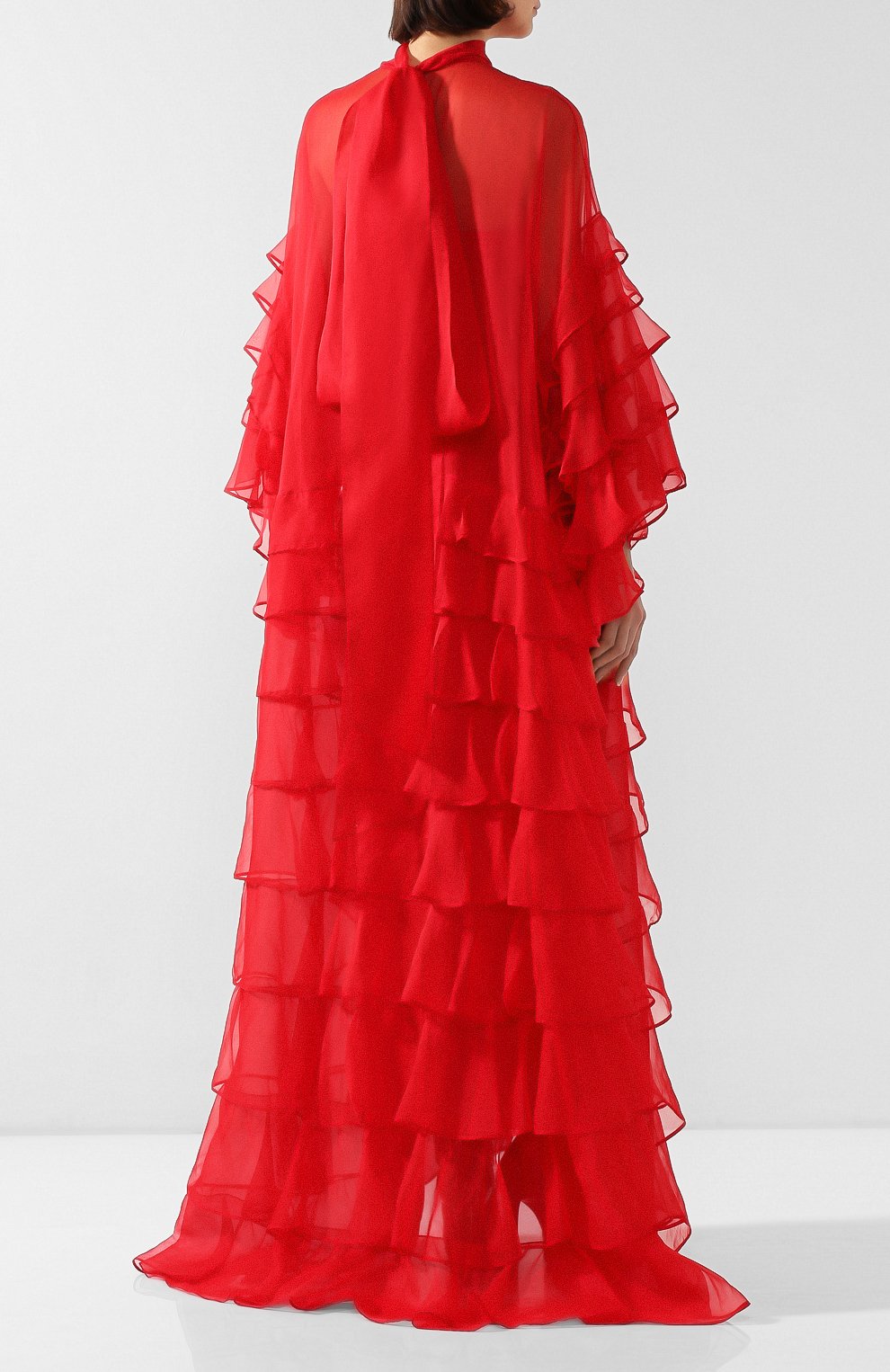 Шелковое платье VALENTINO, арт. SB3VD9701C8, фото 4