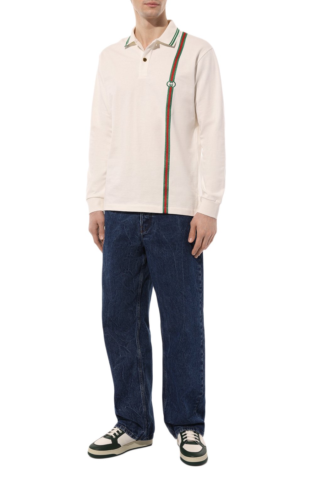 Кожаные кеды SAINT LAURENT, арт. 713600/AAAWR6379, фото 2