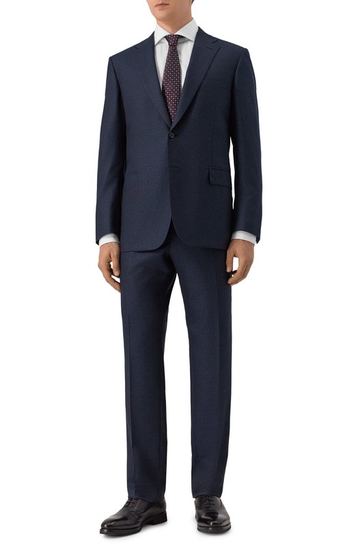 Шерстяной костюм Brioni RA001P/0DA83 Синий RA001P/0DA83
