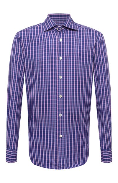 Мужская хлопковая рубашка KITON, арт. UCIH0909720