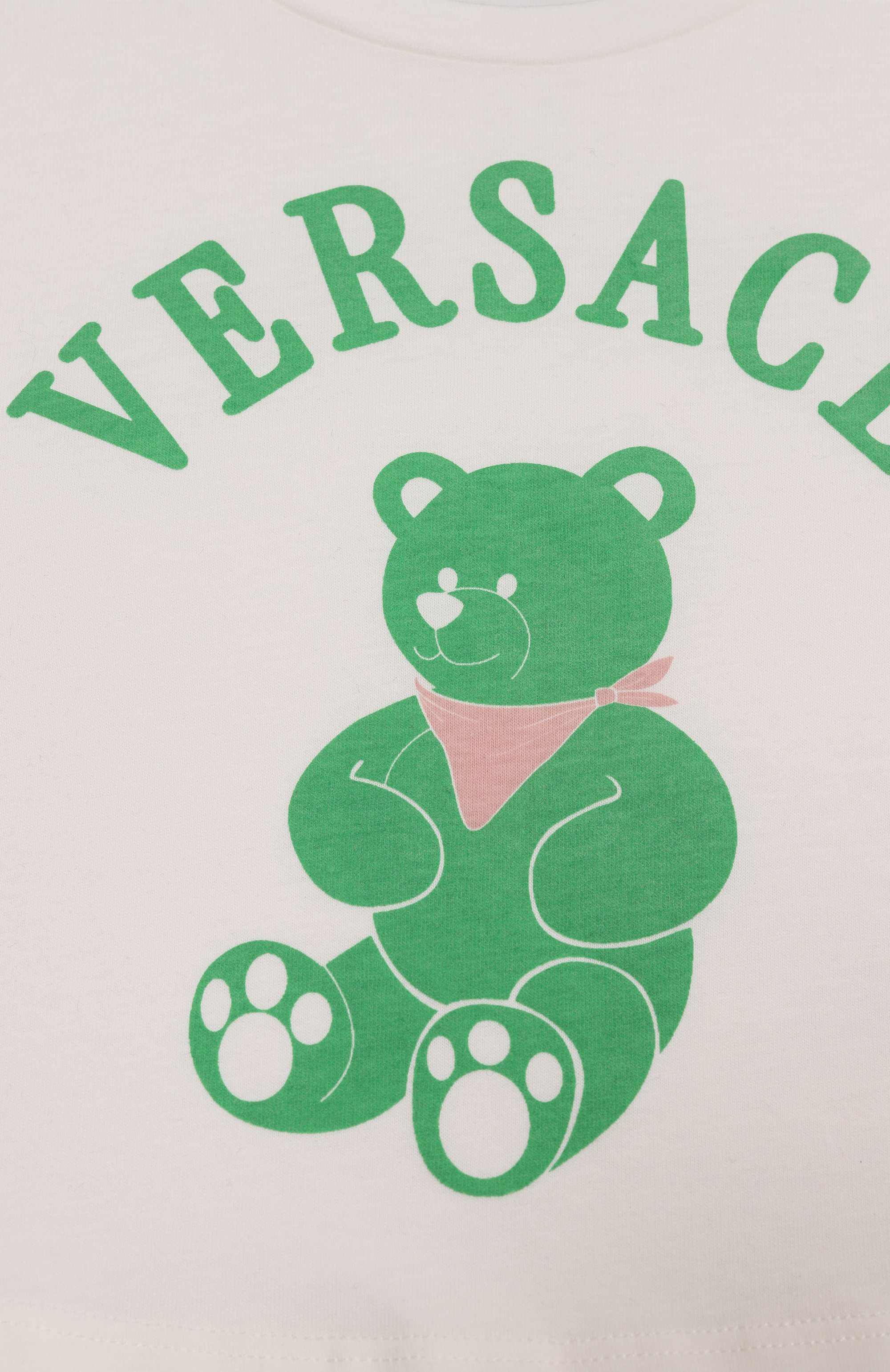 Хлопковая футболка VERSACE, арт. 1018183/1A13082/8A-14A, фото 3