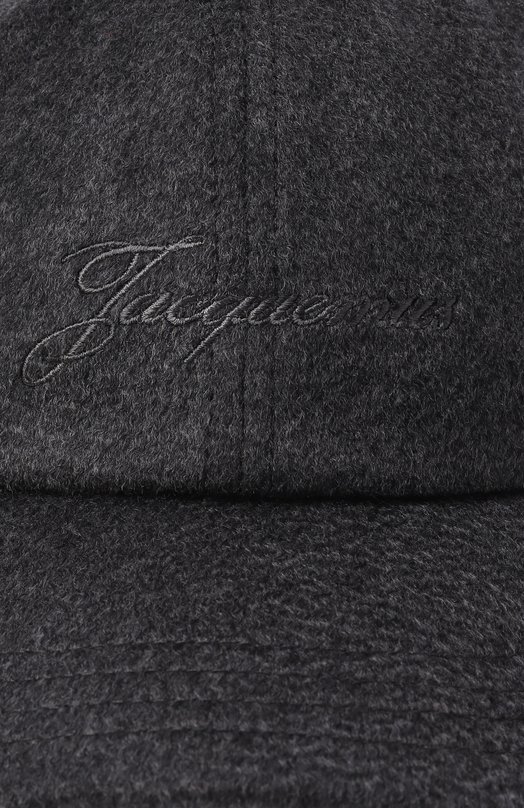 Шерстяная бейсболка Jacquemus 25HACU00779/AW00701 Серый  25HACU00779/AW00701 Фото 3