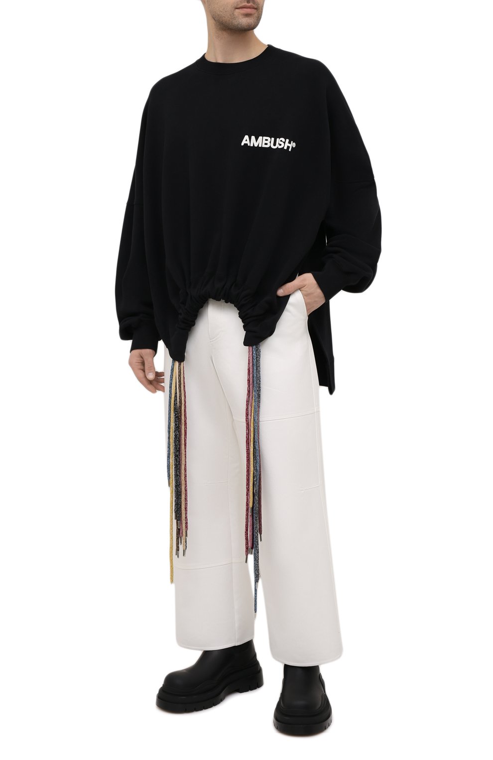 Хлопковый свитшот AMBUSH, арт. BMBA007S21FLE001, фото 2