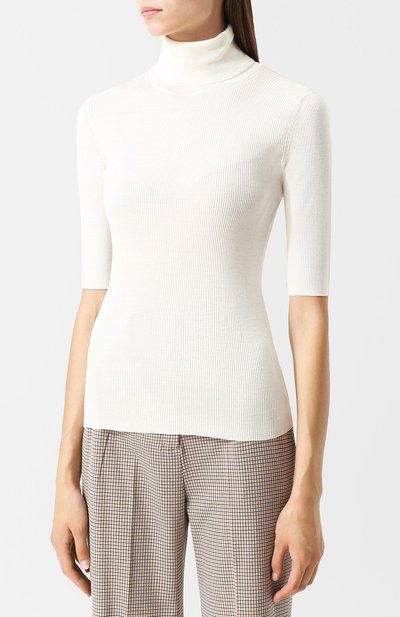 Облегающая водолазка с укороченным рукавом THEORY, арт. F0711724, фото 3