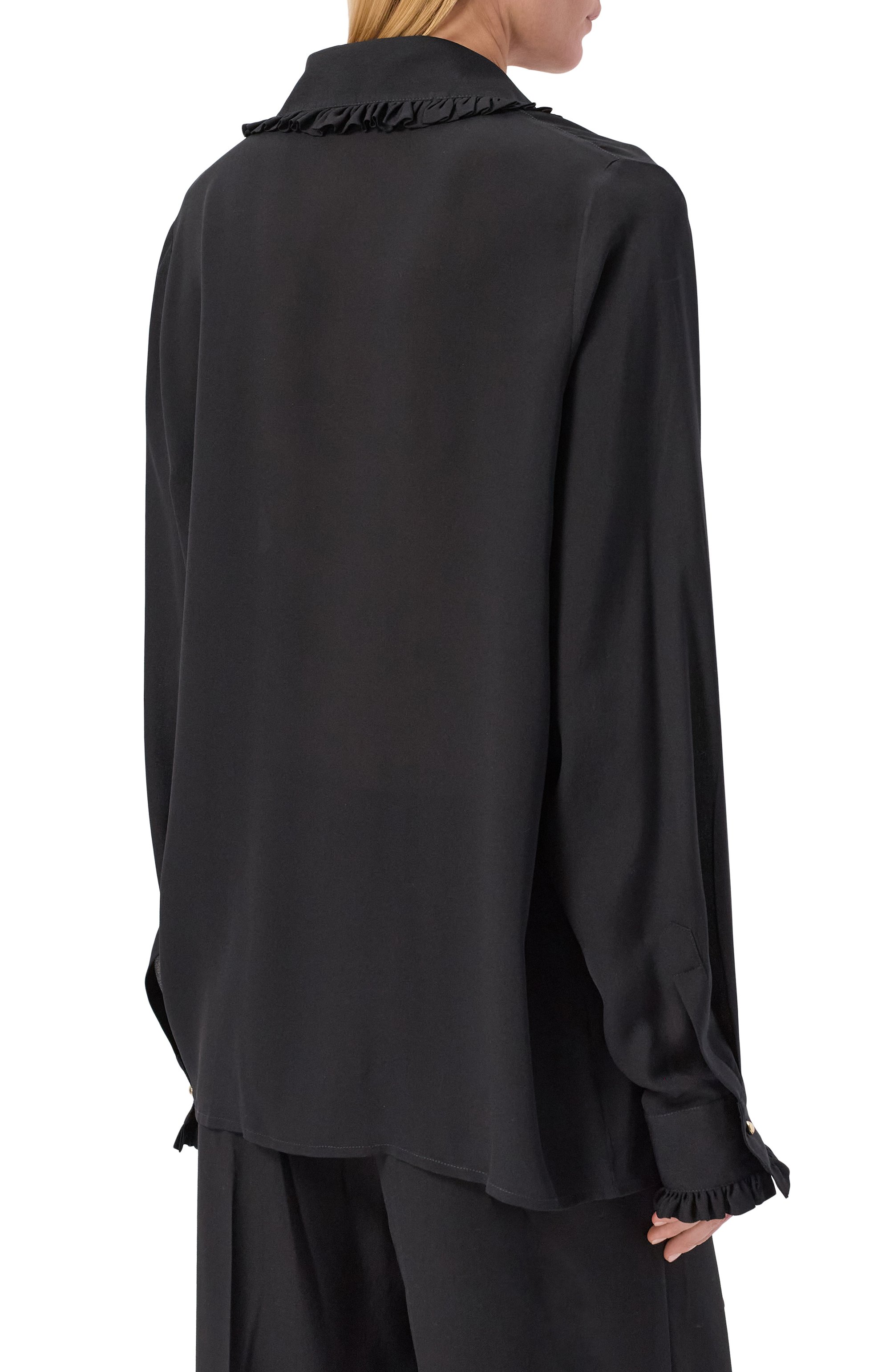 Шелковая блузка ELIE SAAB, арт. SH134NF25SI001, фото 4