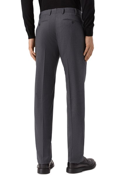 Шерстяные брюки STEFANO RICCI темно-серого цвета по цене 123000 руб., арт. M1T0220000/W610, фото 4 Шерстяные брюки STEFANO RICCI, арт. M1T0220000/W610, фото 4