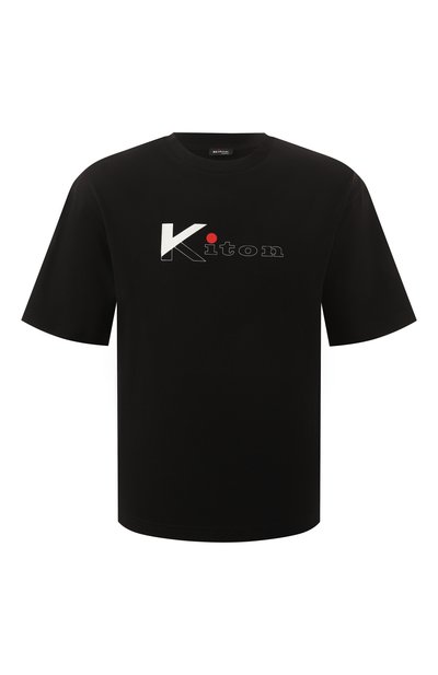 Мужская хлопковая футболка KITON, арт. UMK041807