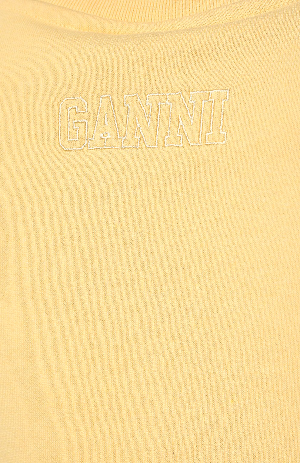 Свитшот GANNI желтого цвета по цене 17300 руб., арт. T2909, фото 5 Свитшот GANNI, арт. T2909, фото 5