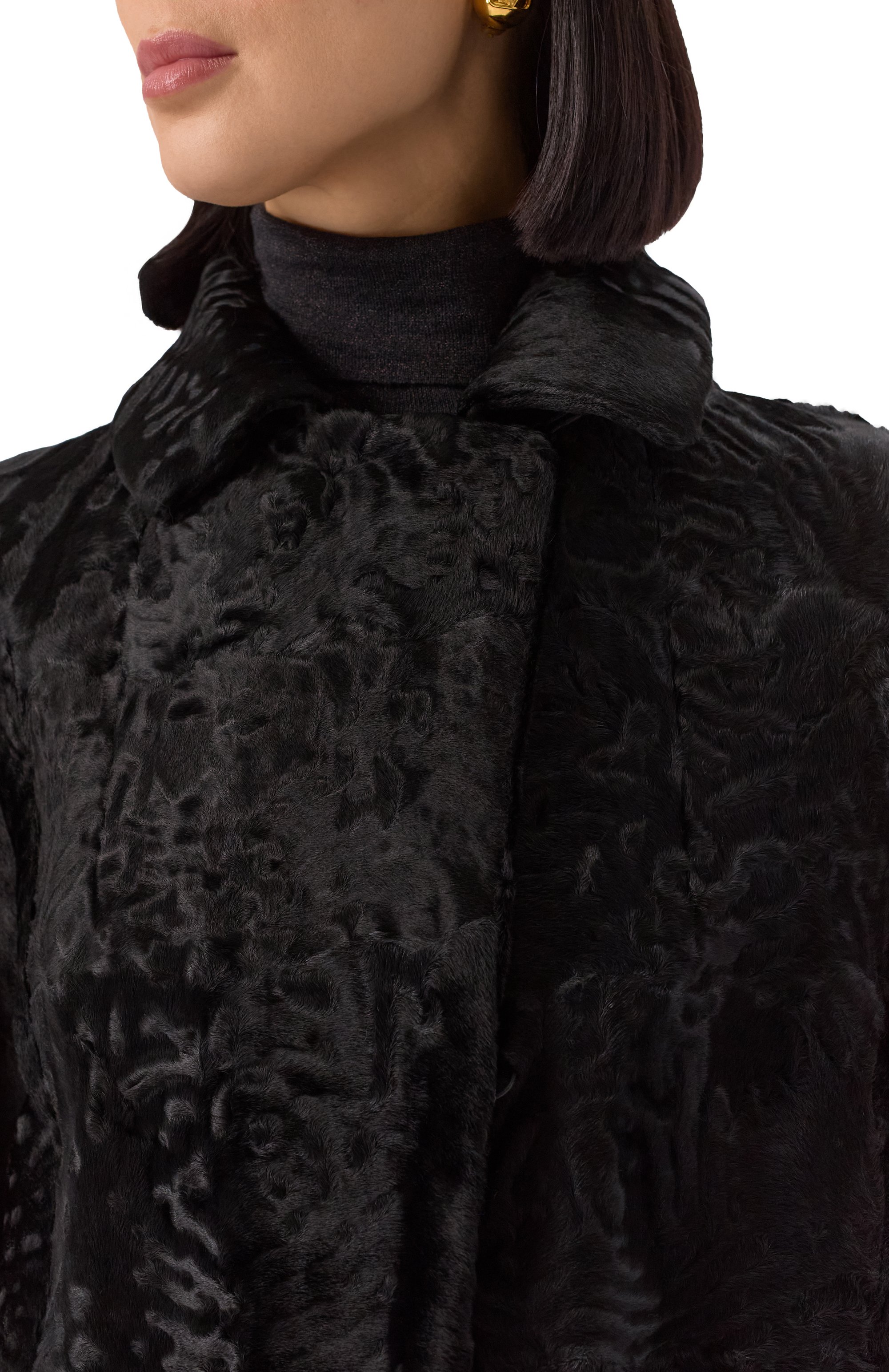 Шуба из свакары MVST, арт. FBPL-Y458-SW/F1206, фото 5