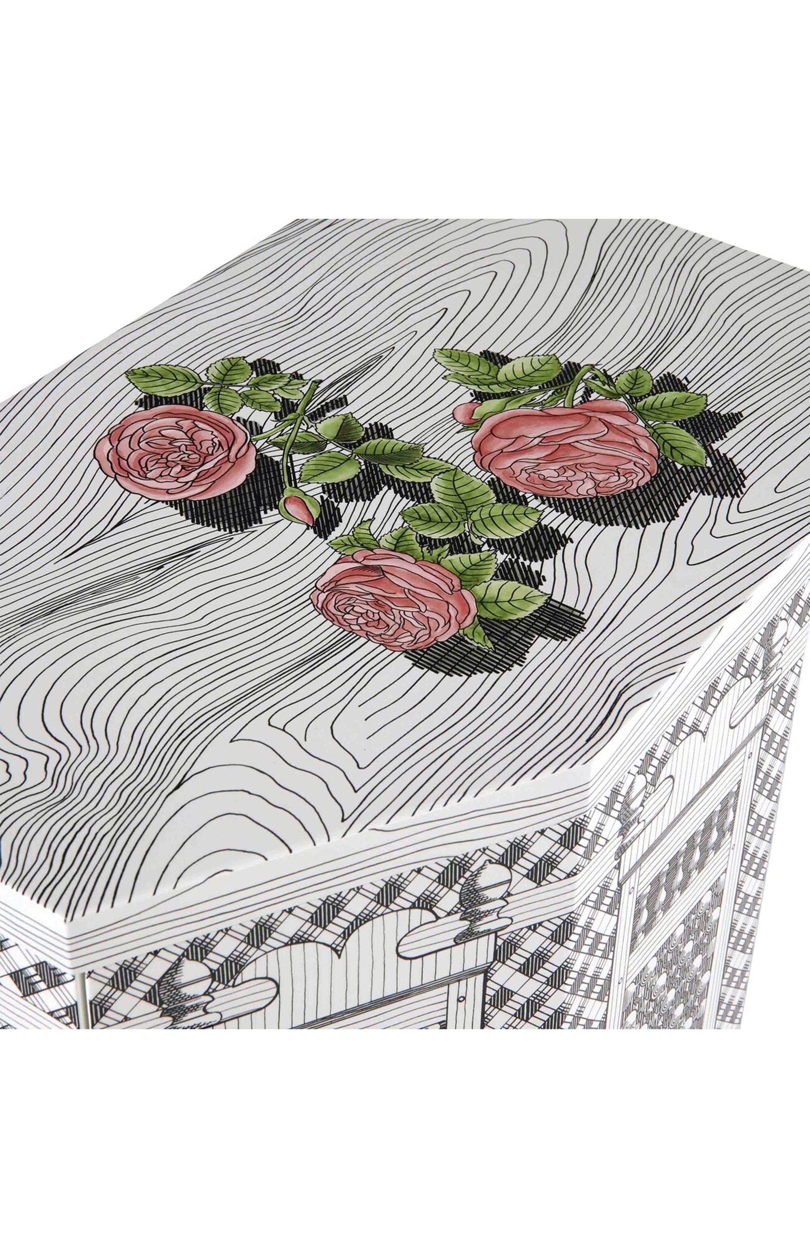 Тумба musciarabia con rose FORNASETTI, арт. M48Y044-BN, фото 4