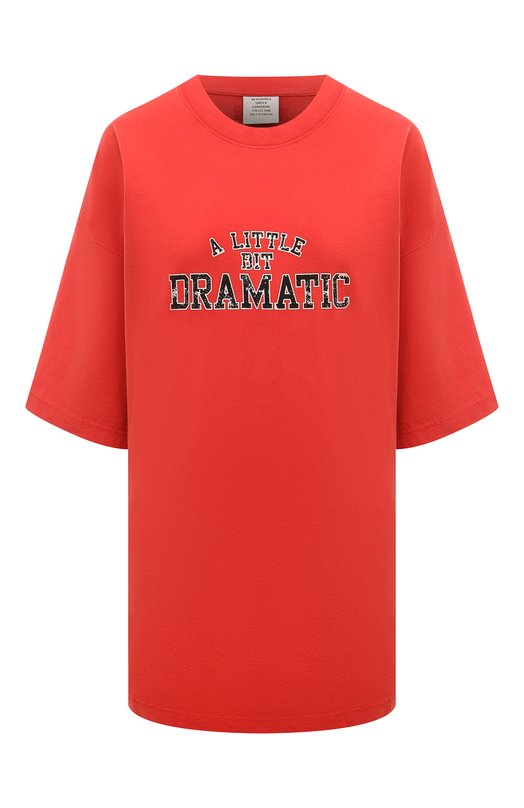 Хлопковая футболка VETEMENTS