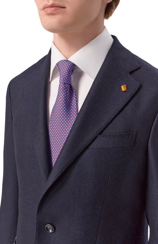 Шелковый комплект из галстука и платка Stefano Ricci DH/59100 Красный  DH/59100 Фото 2