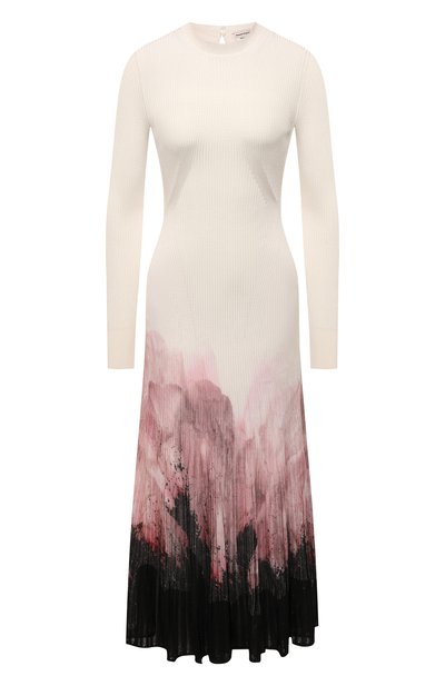 Женское платье из вискозы ALEXANDER MCQUEEN, арт. 679383/Q1AWG