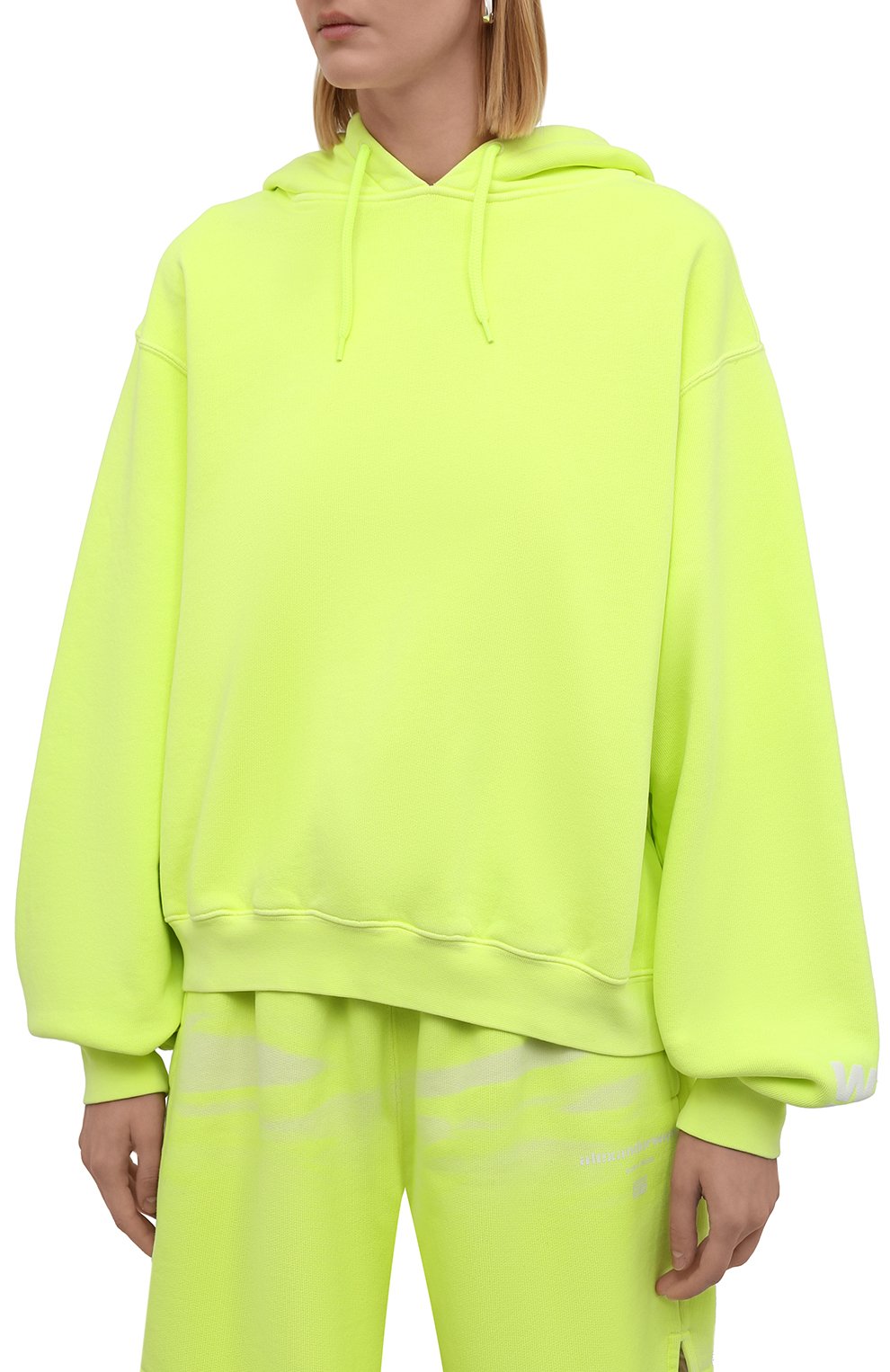 Хлопковое худи ALEXANDERWANG.T, арт. 4CC3212043, фото 3