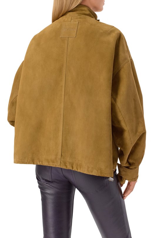 Замшевая куртка The Attico 260WCB00106/LBT144AA Бежевый  260WCB00106/LBT144AA Фото 4