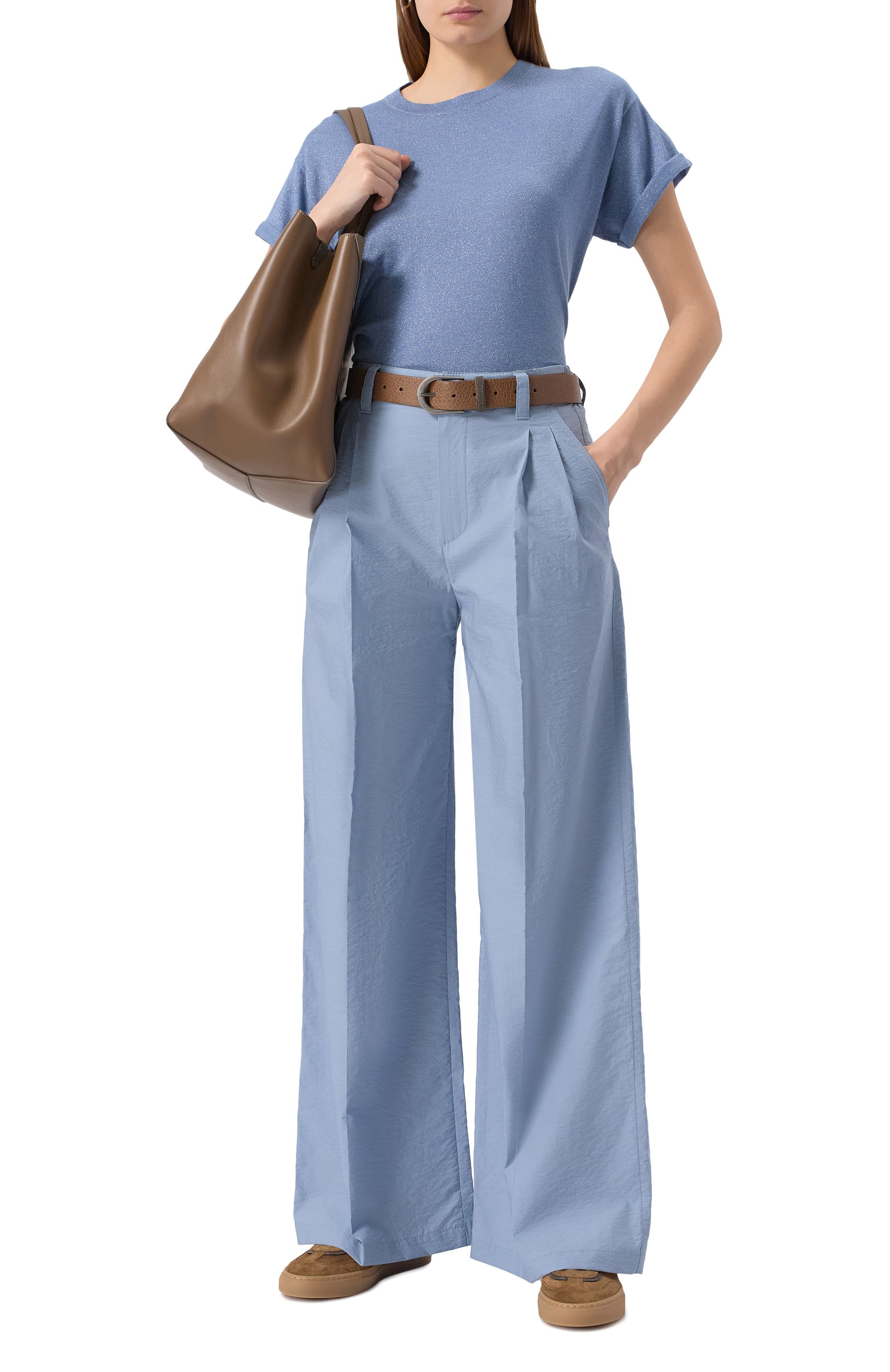 Пуловер из кашемира и шелка BRUNELLO CUCINELLI, арт. M41810000, фото 2