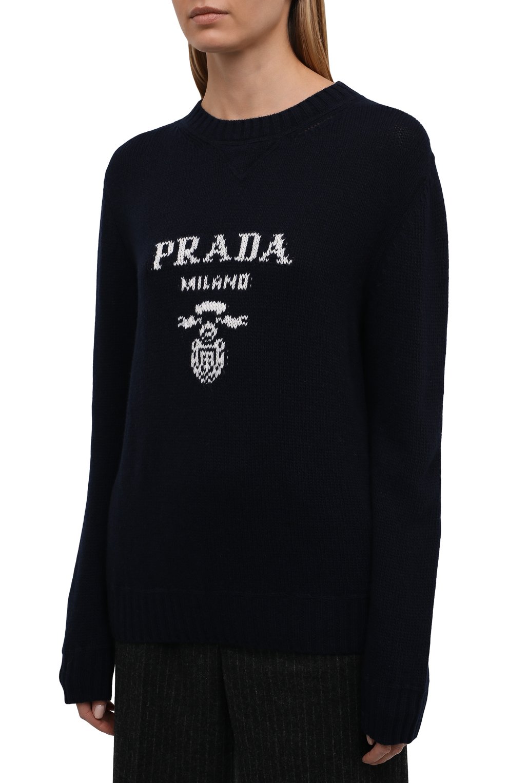 Свитер из шерсти и кашемира PRADA, арт. P24G1V-1YMW-F0008-211, фото 3