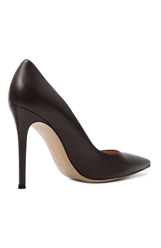Кожаные туфли Gianvito 105 Gianvito Rossi G28470.15RIC.NAPB0UR Бордовый  G28470.15RIC.NAPB0UR Фото 5