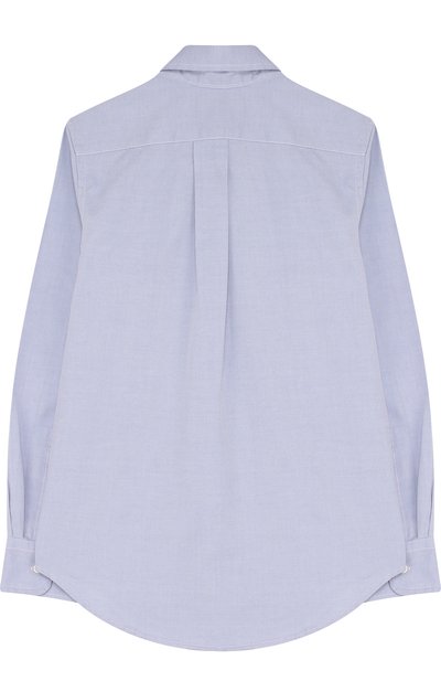 Хлопковая рубашка с логотипом бренда RALPH LAUREN, арт. 323600259, фото 2