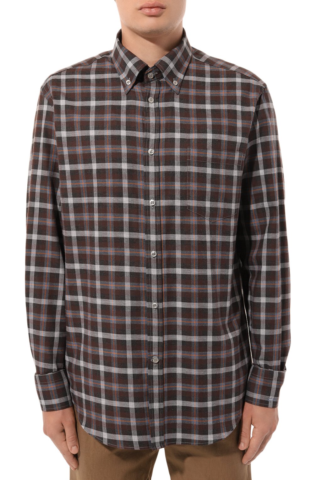 Хлопковая рубашка PAUL&SHARK, арт. 14313067CF, фото 3