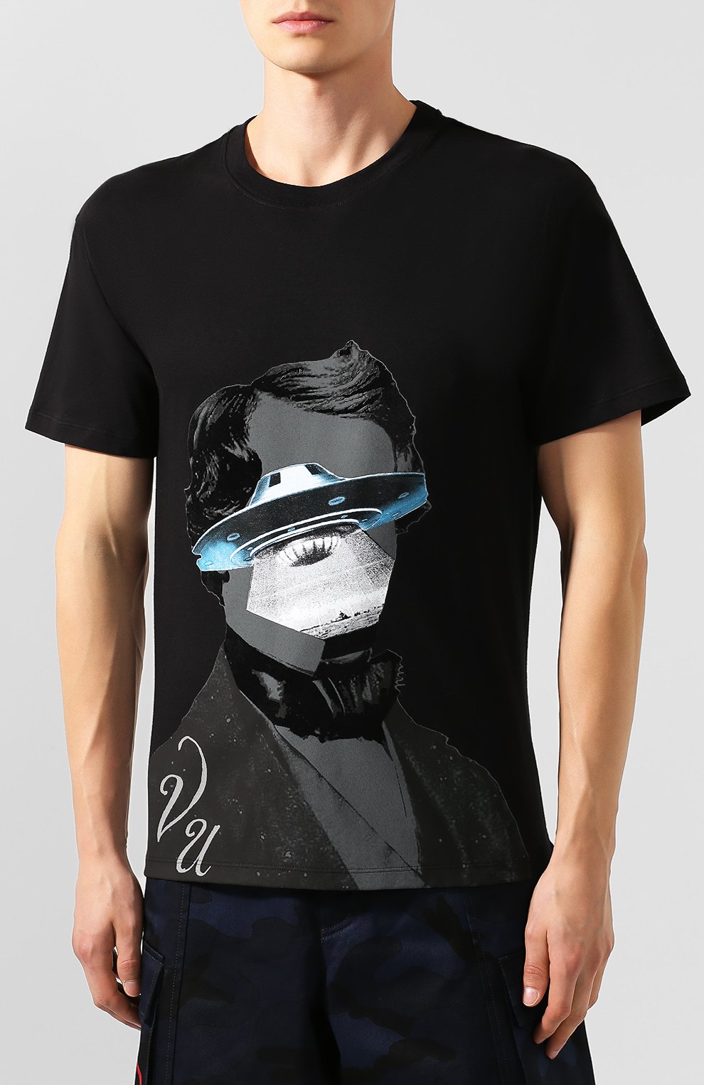 Хлопковая футболка valentino x undercover VALENTINO, арт. SV0MG03Q5PG, фото 3