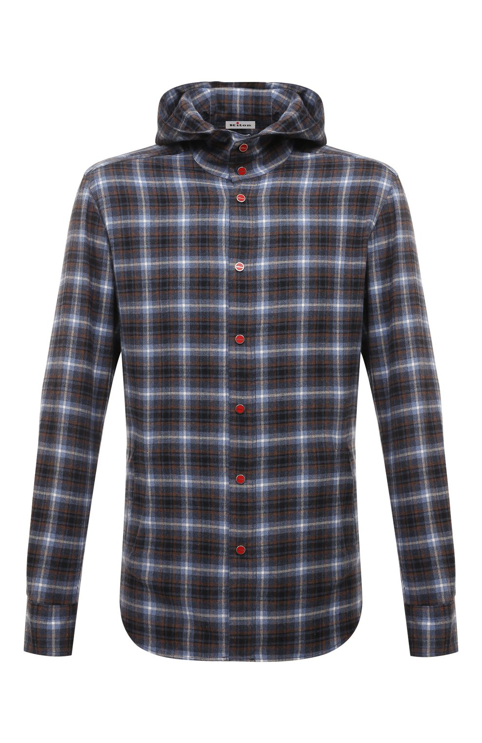 Хлопковая рубашка KITON, арт. UMCMARH0864602, фото 1