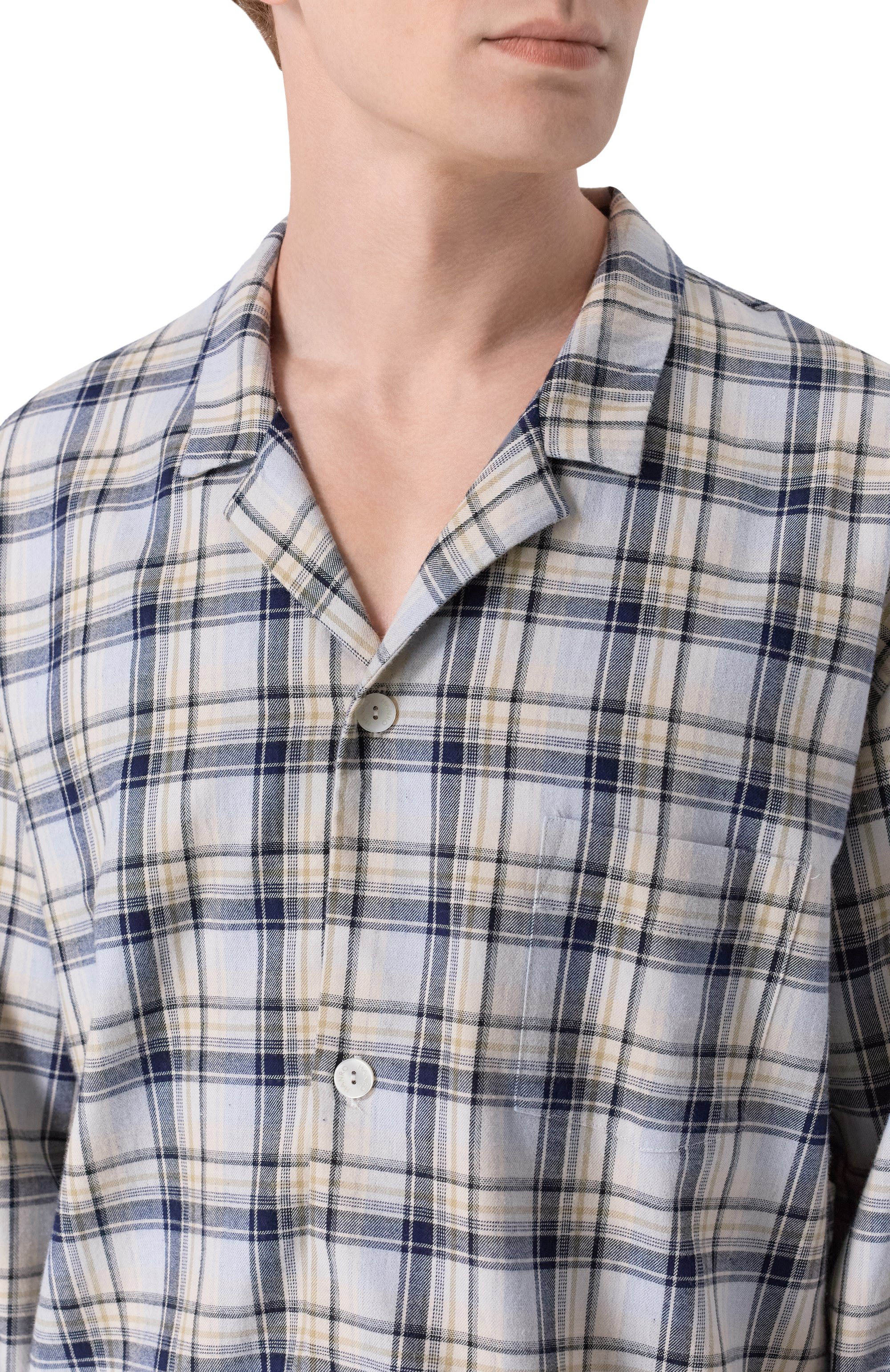 Хлопковая пижама HANRO разноцветного цвета по цене 34420 руб., арт. 075724, фото 7 Хлопковая пижама HANRO, арт. 075724, фото 7