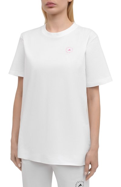 Хлопковая футболка ADIDAS BY STELLA MCCARTNEY, арт. GL5268, фото 3
