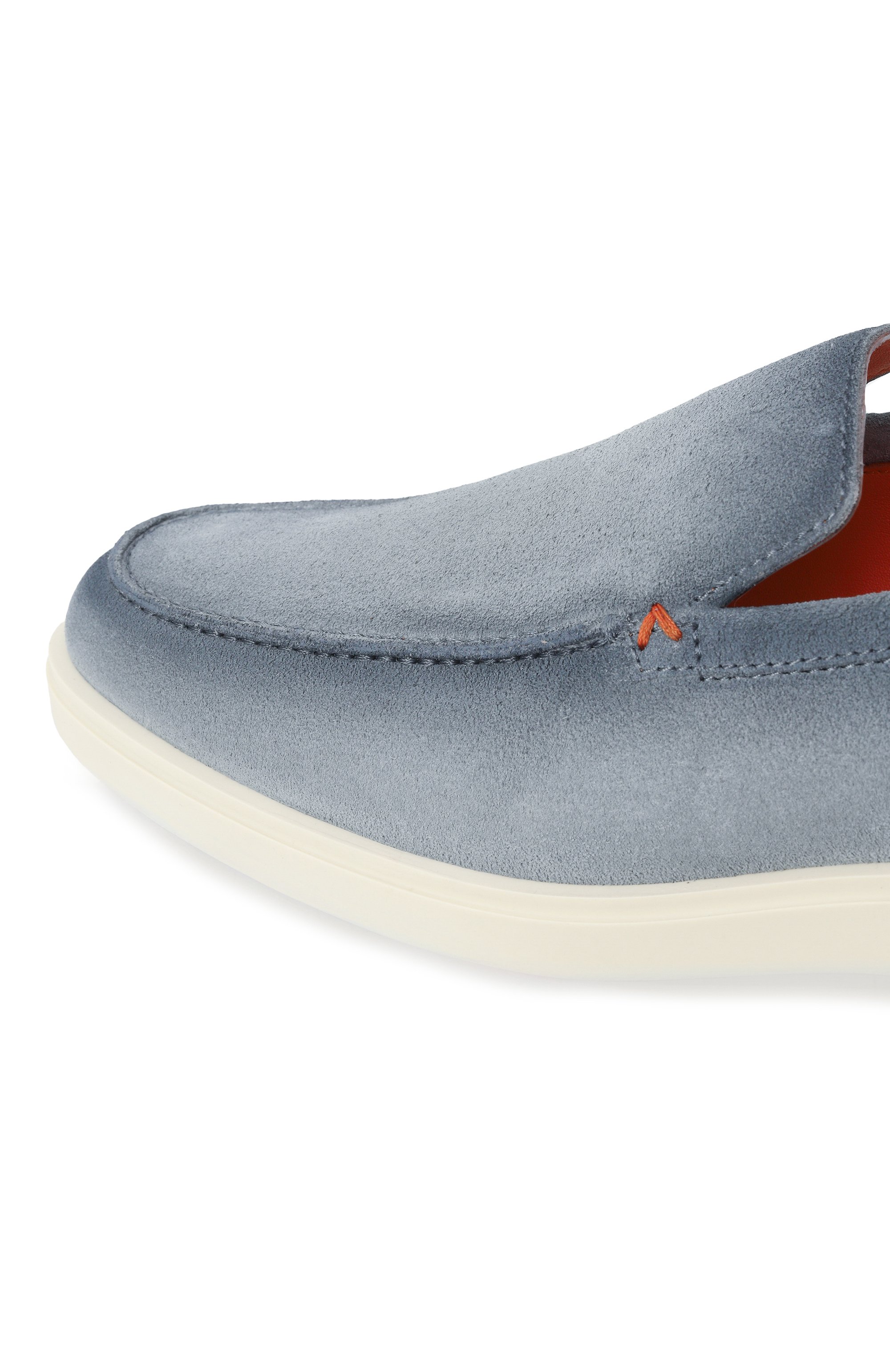 Замшевые лоферы detroit SANTONI, арт. MGDG17824TICBGEX, фото 7