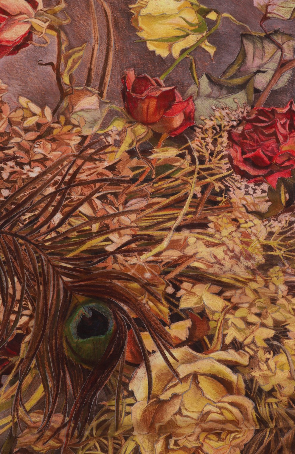 Шелковая шаль брабантские кружева GOURJI бежевого цвета по цене 22980 руб., арт. 91123737/6285108, фото 4 Шелковая шаль брабантские кружева GOURJI, арт. 91123737/6285108, фото 4