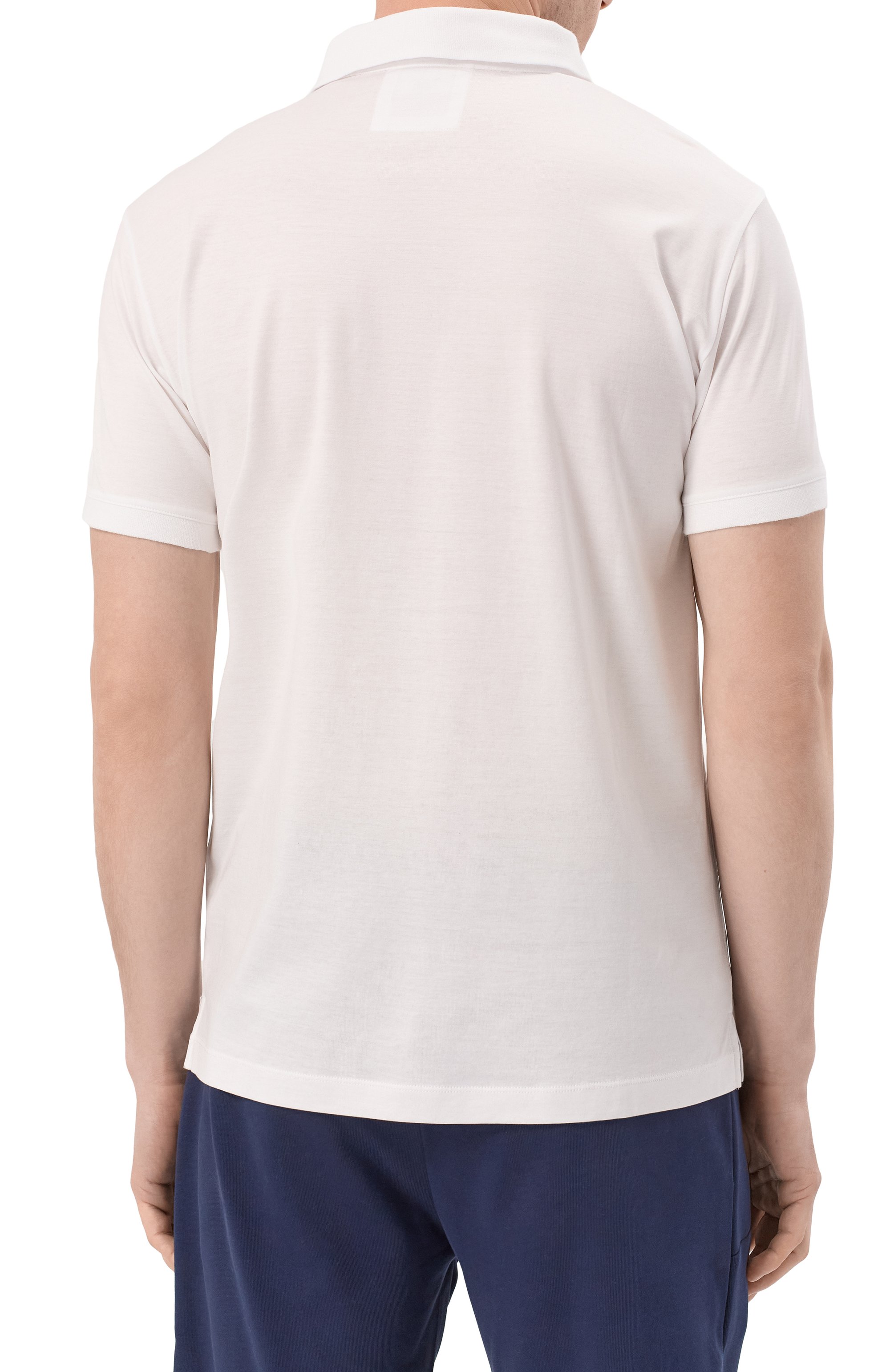 Поло из лиоцелла и хлопка EMPORIO ARMANI, арт. 8N1F98/1JUVZ, фото 4