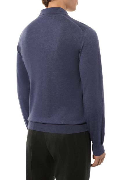 Поло из шерсти и кашемира CORNELIANI, арт. 94M579-9425184, фото 4