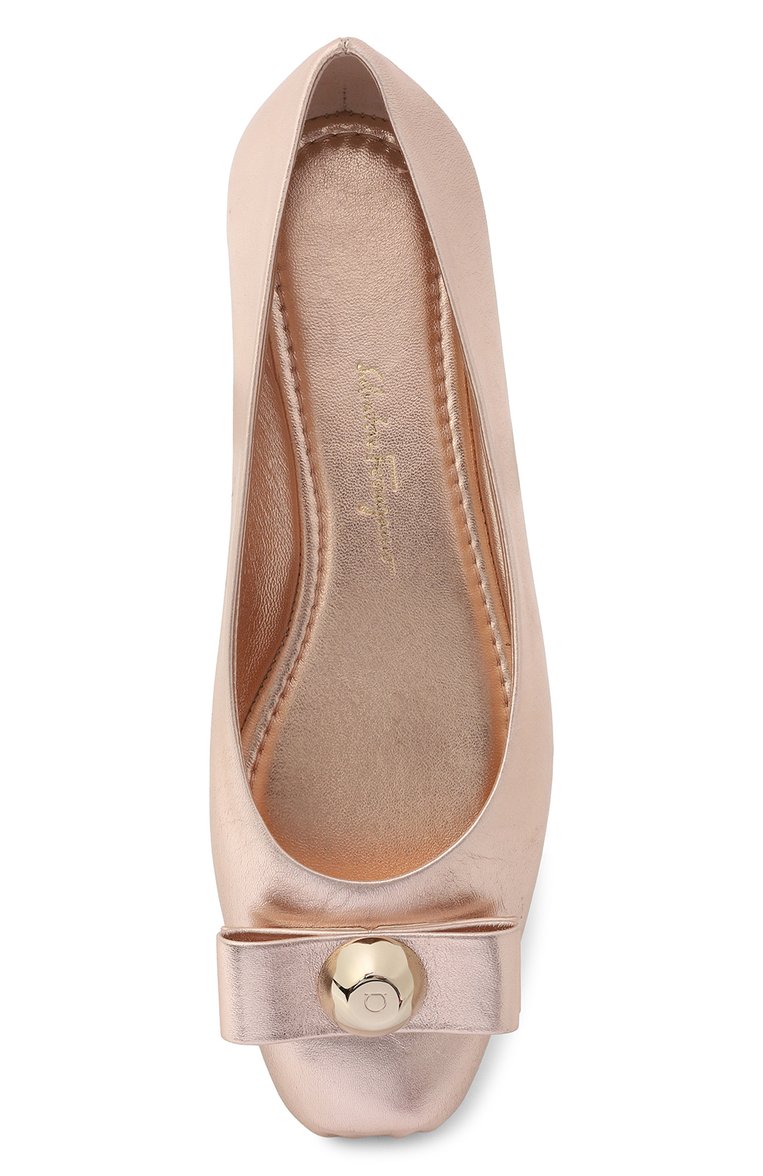 Кожаные балетки pinа FERRAGAMO, арт. 01E349/757824, фото 4