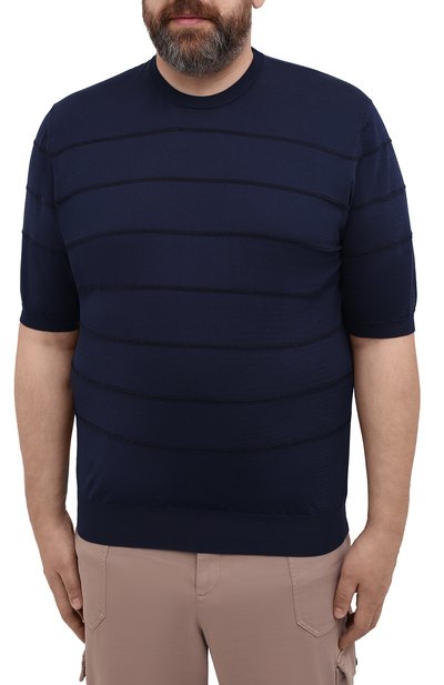 Хлопковое джемпер CORTIGIANI, арт. 119113/0500/60-70, фото 3