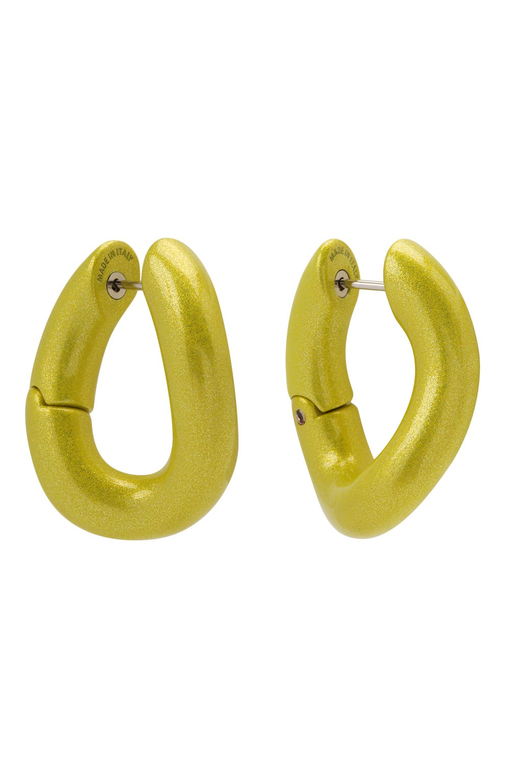 Серьги loop BALENCIAGA желтого цвета по цене 47900 руб., арт. 542508/TZ16V, фото 3 Серьги loop BALENCIAGA, арт. 542508/TZ16V, фото 3