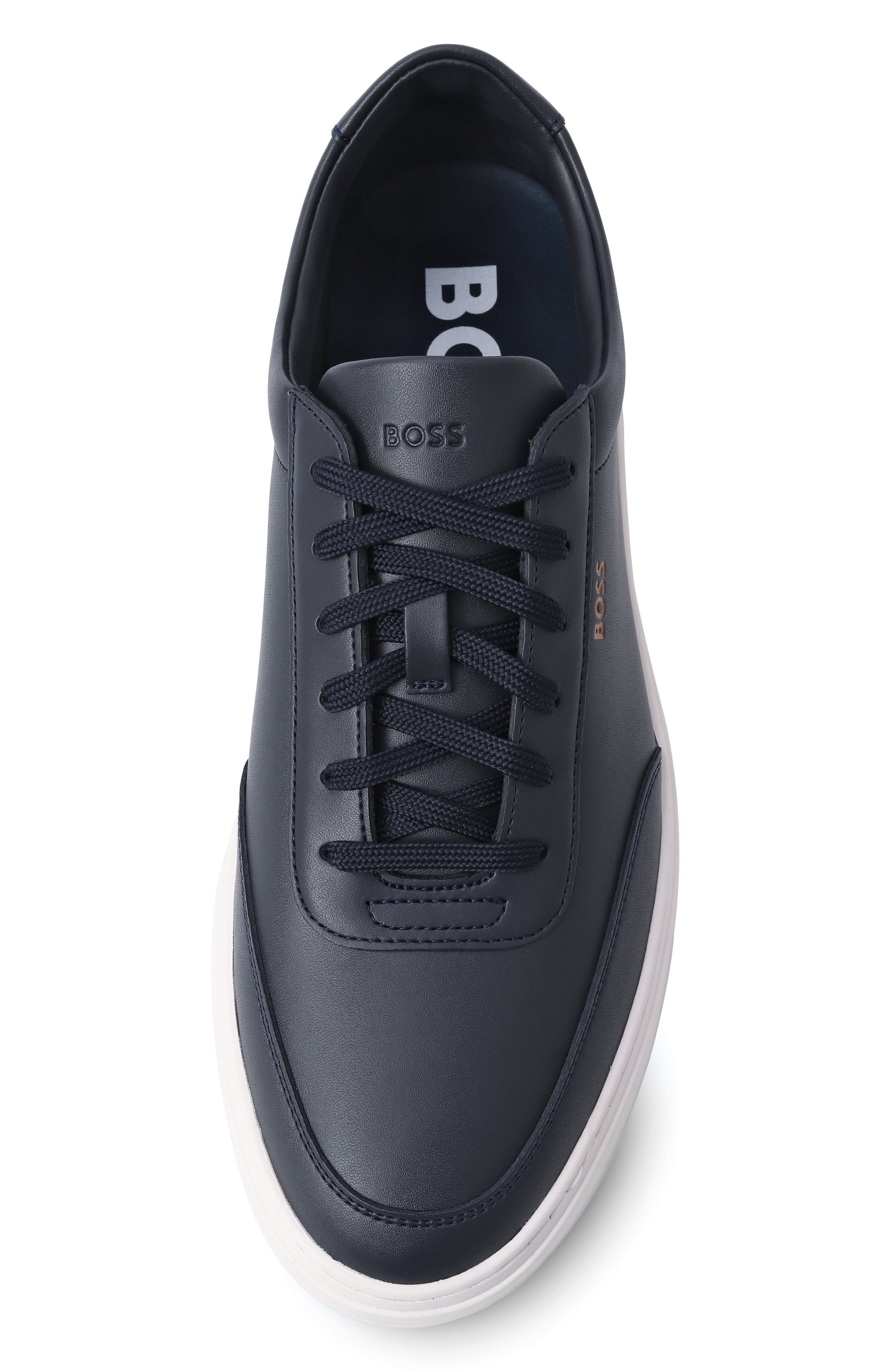 Кожаные кеды kieran BOSS, арт. 50536504, фото 6