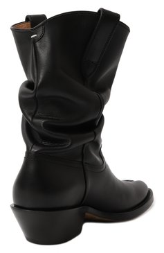 Женские кожаные казаки tabi MAISON MARGIELA черного цвета, арт. S39WW0068/P3292 | Фото 5 (Материал внешний: Натуральная кожа; Материал сплава: Проставлено; Подошва: Плоская; Высота голенища: Низкие; Каблук высота: Низкий; Драгоценные камни: Проставлено; Материал внутренний: Натуральная кожа; Женское Кросс-КТ: Казаки-сапоги; Материал утеплителя: Без утеплителя; Каблук тип: Устойчивый)