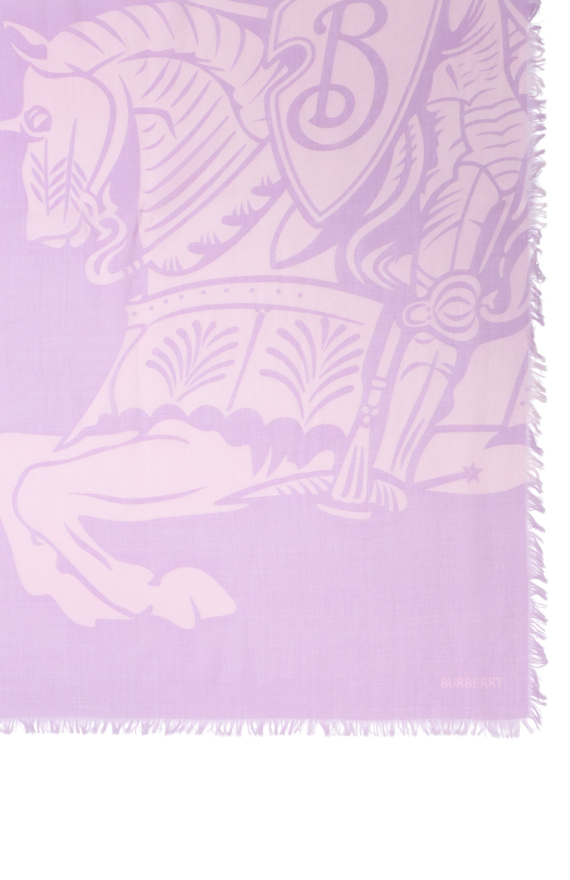 Шерстяной палантин BURBERRY, арт. 8113027, фото 4