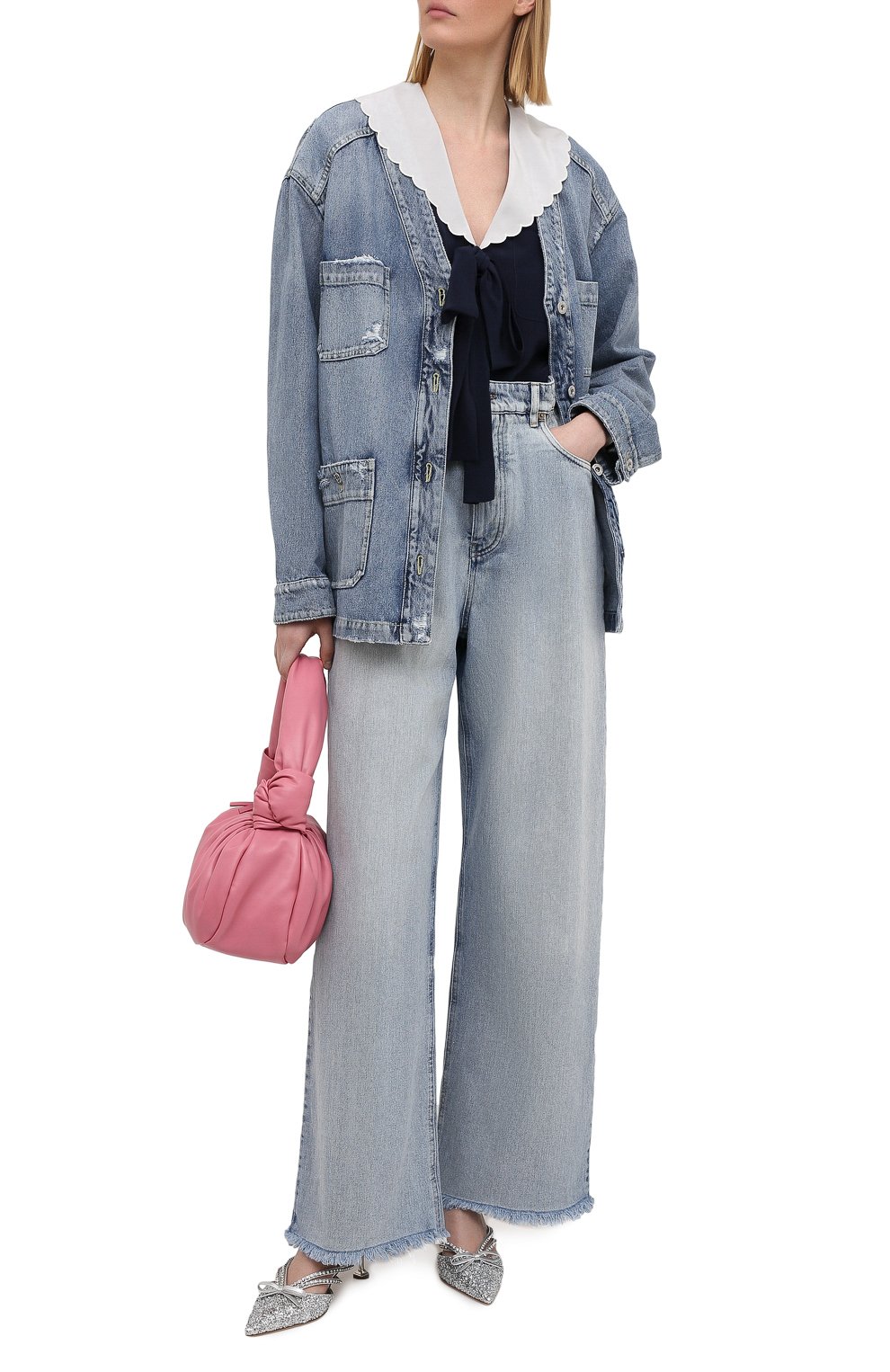 Джинсовый жакет MIU MIU, арт. GWG116-U8R-F0008, фото 2