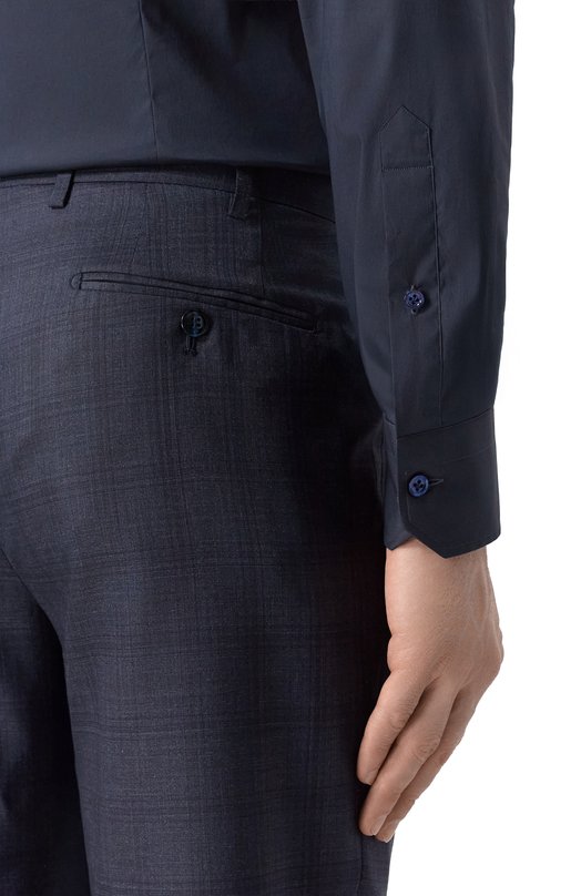 Хлопковая сорочка Giampaolo 908/TS44337 Синий  908/TS44337 Фото 5