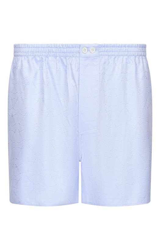 Хлопковые боксеры Zimmerli 4286Z-7510 Голубой 4286Z-7510