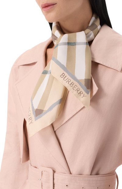 Женский шелковый платок BURBERRY, арт. 8126948
