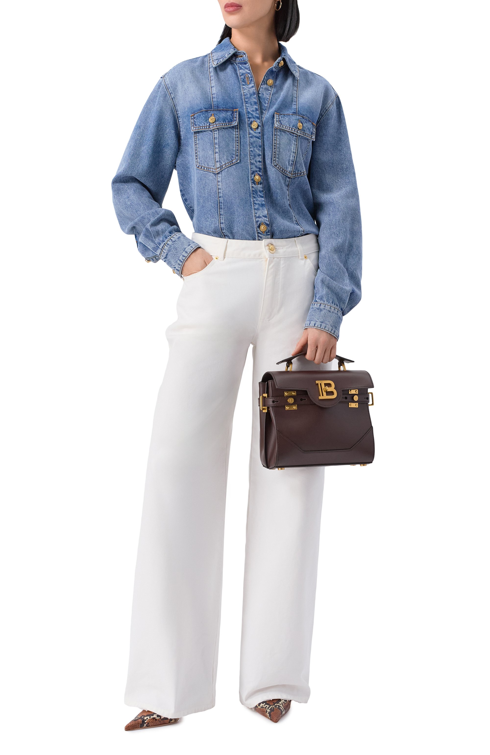 Сумка b-buzz 23 BALMAIN, арт. FN0DB526/LSPY, фото 7