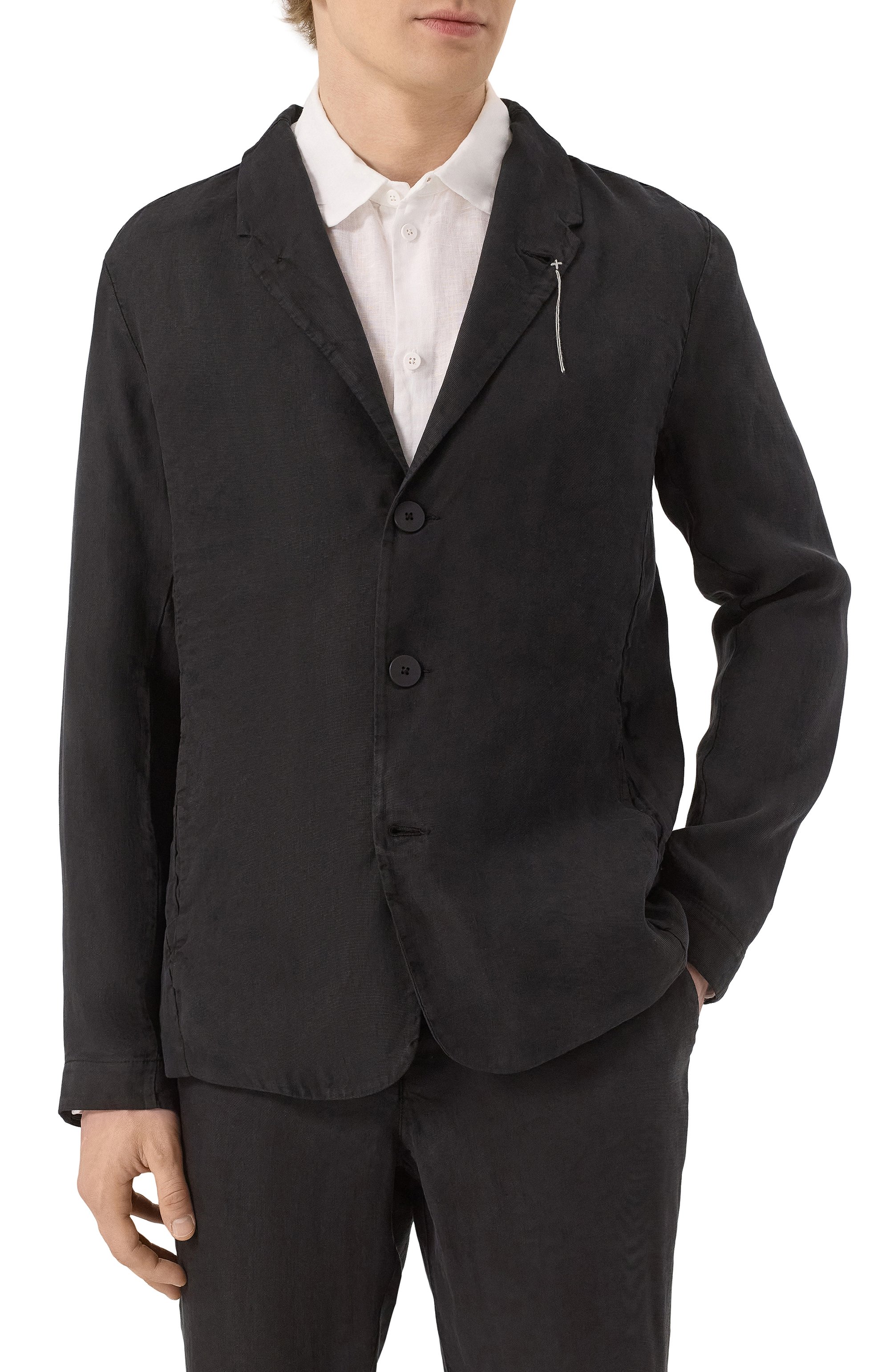 Льняной пиджак TRANSIT, арт. CFUTRZH171, фото 4