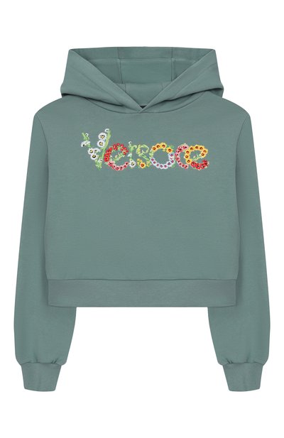 Хлопковое худи VERSACE, арт. 1018197/1A13050/8A-14A