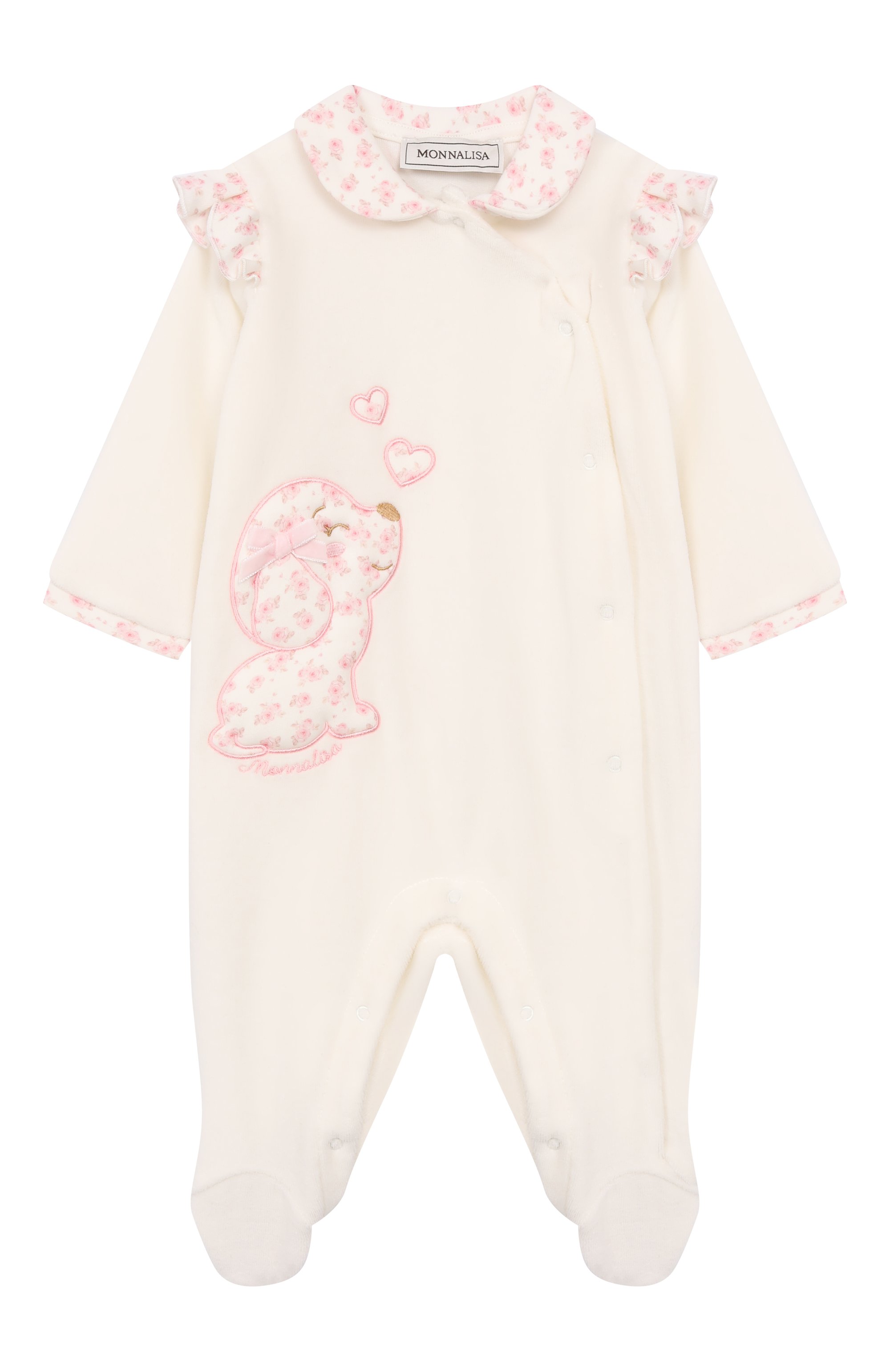 Хлопковый комбинезон MONNALISA, арт. 35F200NP, фото 1
