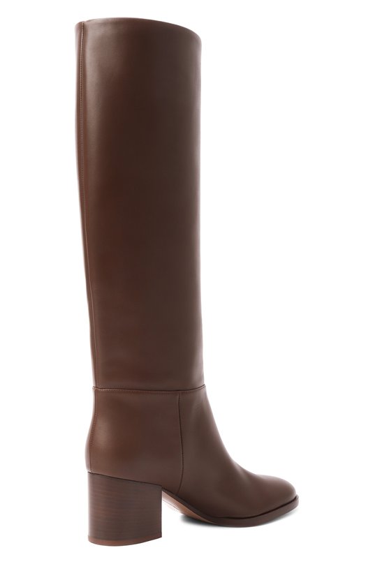 Кожаные сапоги Santiago 60 Gianvito Rossi G80304.60CU0.VGIBR0W Коричневый  G80304.60CU0.VGIBR0W Фото 5