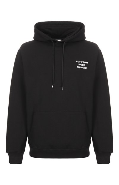 Мужской хлопковое худи DROLE DE MONSIEUR, арт. PERM-H0162-C0127-BL