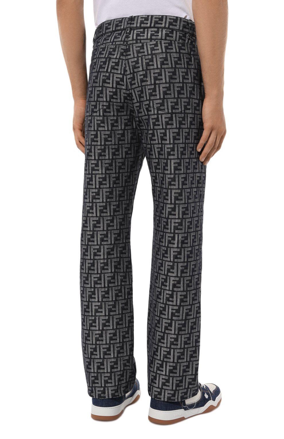 Джинсы FENDI темно-серого цвета по цене 118000 руб., арт. FLP302 AMZ3, фото 4 Джинсы FENDI, арт. FLP302 AMZ3, фото 4