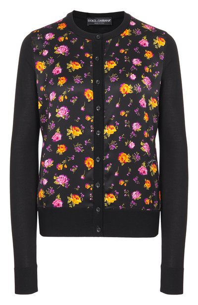 Женский шелковый кардиган DOLCE & GABBANA, арт. FXV10T/JBS0P